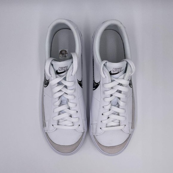 Nike Blazer Low ' 77 White / Black Womens Shoes - Picture 5 of 8